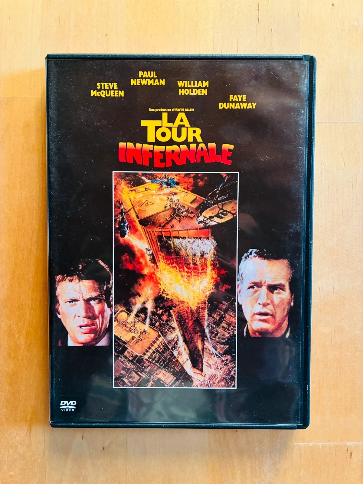 DVD La Tour Infernale Steve McQueen Paul Newman.